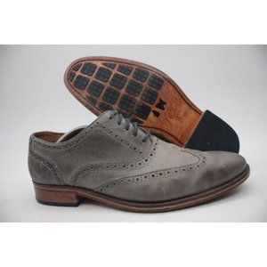 Cole Haan Colton Men's Size 11 M Wingtip Oxford Dress Shoes Grey Leather